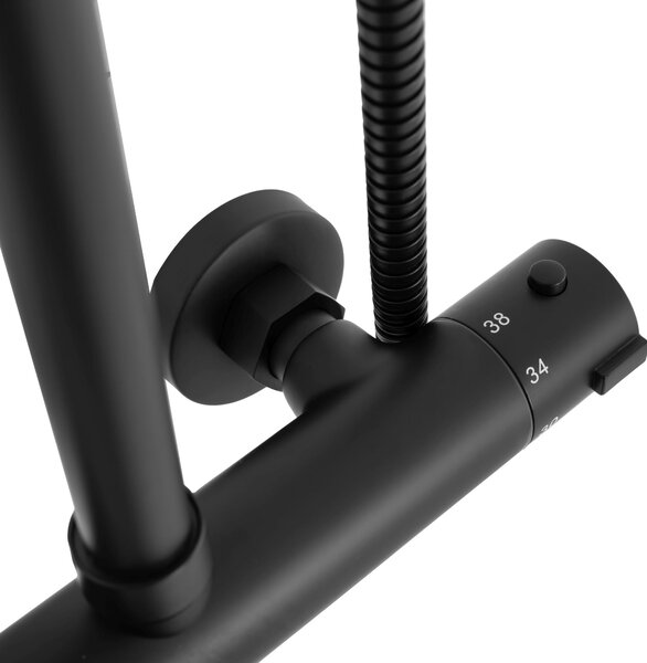 Coloana de dus REA BLISS Negru