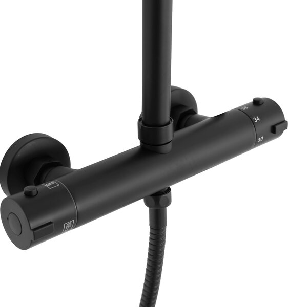Coloana de dus REA BLISS Negru