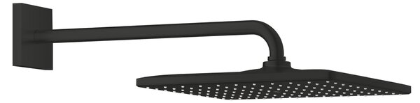 Grohe Rainshower Mono cap de duș cu braț 31x31 cm pătrat negru 265642430
