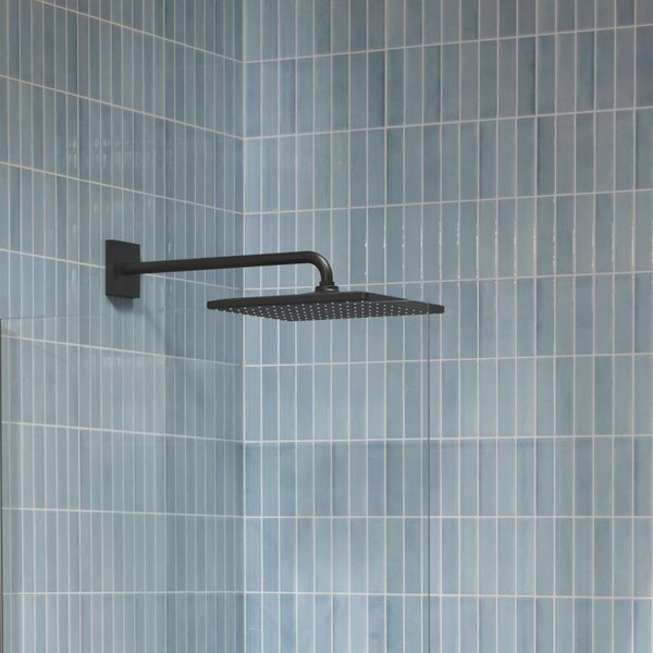 Grohe Rainshower Mono cap de duș cu braț 31x31 cm pătrat negru 265642430