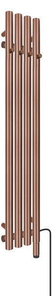 Oltens Stang calorifer electric cu încălzitor 120x20.5 cm cupru periat 55132610