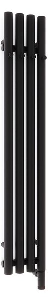 Oltens Stang calorifer electric cu încălzitor 120x20.5 cm negru mat 55132300