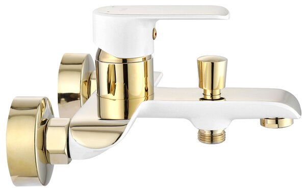 Baterie pentru cadă REA Bloom White gold