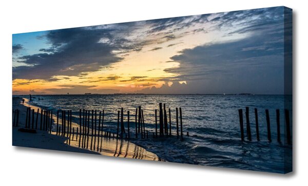 Tablou pe panza canvas Sea Beach Peisaj Albastru Maro