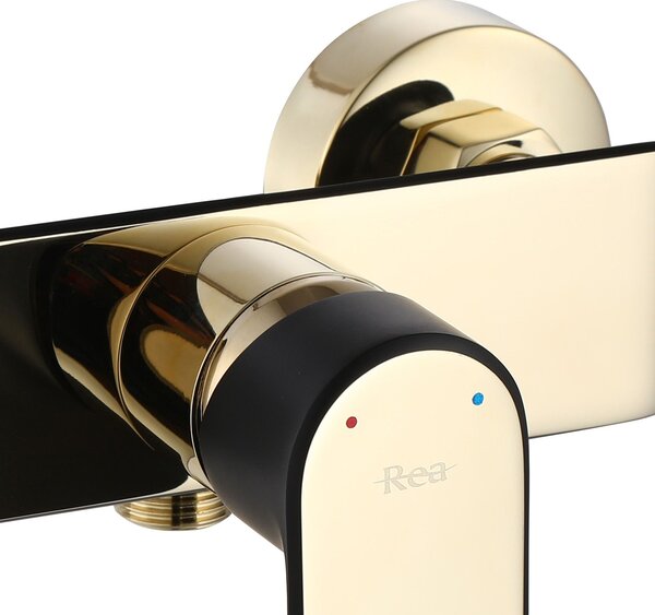 Baterie de duș REA Bloom Black Gold
