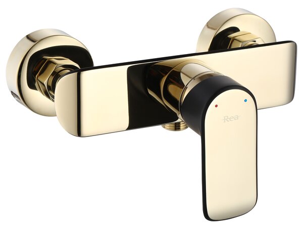 Baterie de duș REA Bloom Black Gold
