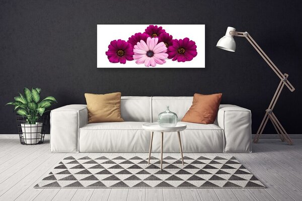 Tablou pe panza canvas Flori Floral Roșu Roz