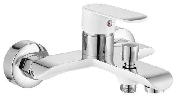 Baterie pentru cadă REA BLOOM White Chrome