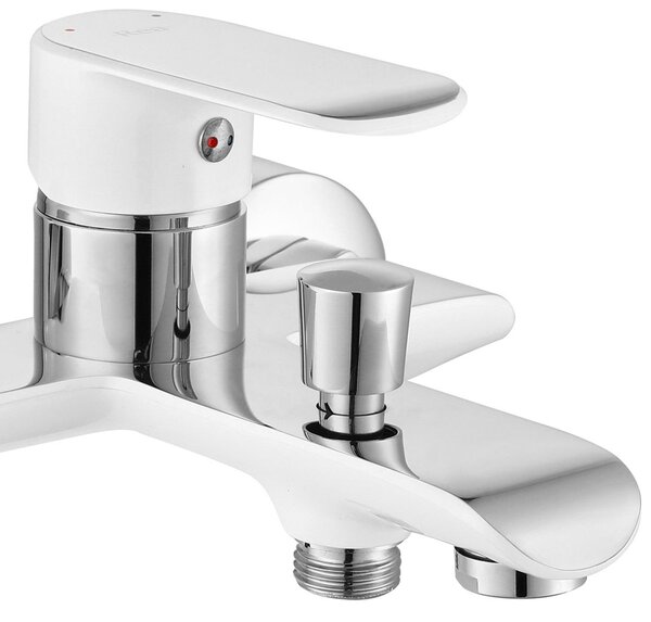 Baterie pentru cadă REA BLOOM White Chrome