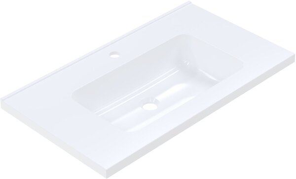 Ruvetti Ivana lavoar 80x45 cm dreptunghiular încastrat alb luciu DOL_IVA80