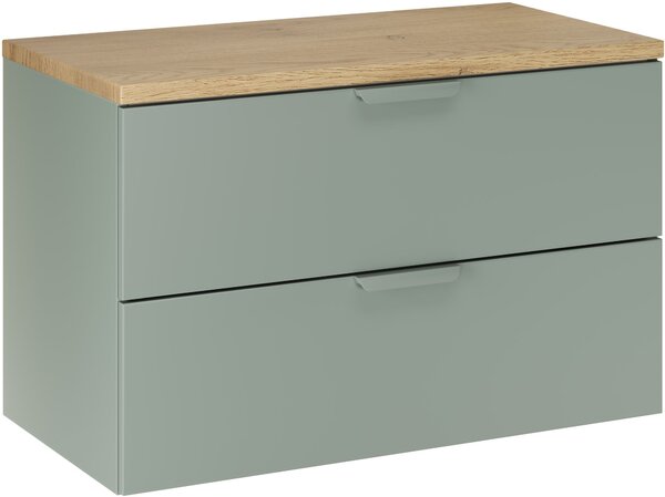 Set dulap Comad Aster Green ASTER GREEN 82-80-46-2S, blat Comad Nordic Cremona CREMONA 89-80-46 M
