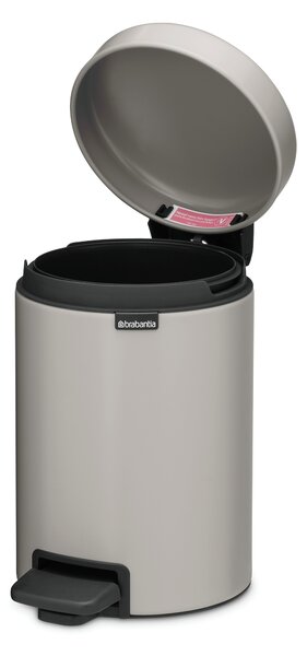 Brabantia NewIcon cos de gunoi 3 l gri 252181