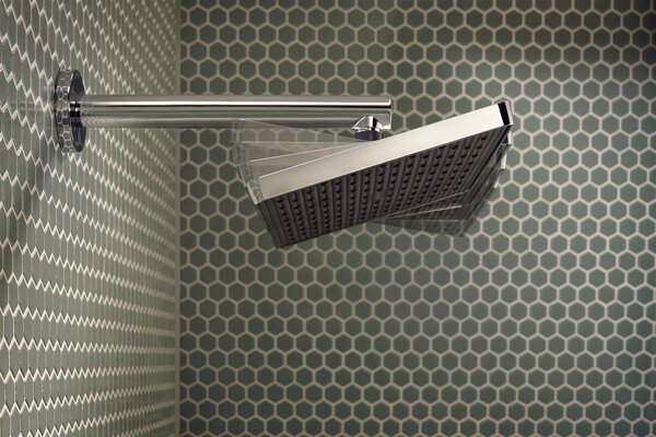 Hansgrohe Activera Q cap de duș 29x18 cm dreptunghiular crom-negru 28739000
