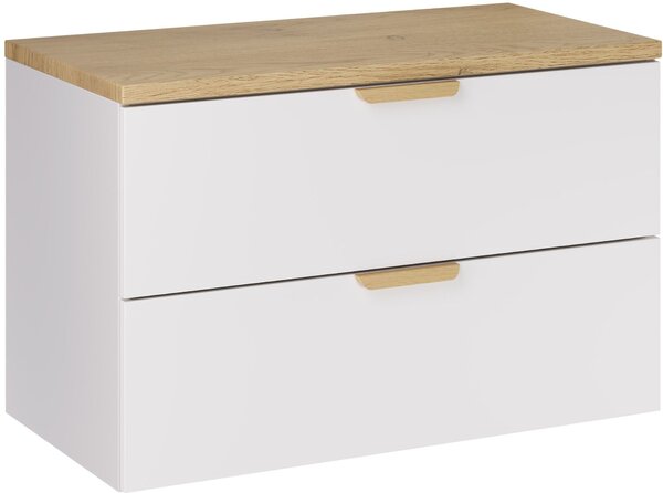 Set dulap Comad Aster White ASTER WHITE 82-80-46-2S, blat Comad Nordic Cremona CREMONA 89-80-46 M