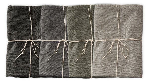 Set 4 șervețele textile Really Nice Things Cool Grey, lățime 40 cm