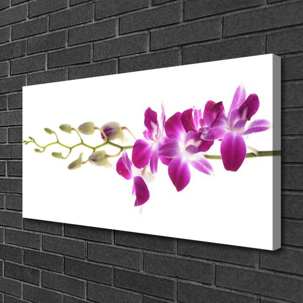 Tablou pe panza canvas Flori Floral Roșu
