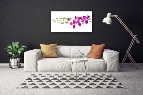 Tablou pe panza canvas Flori Floral Roșu