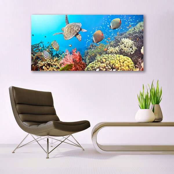 Tablou pe panza canvas Coral Reef Peisaj Multi