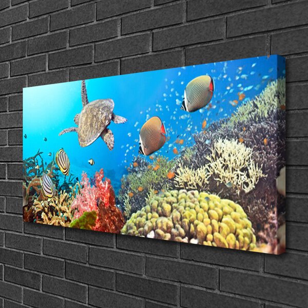 Tablou pe panza canvas Coral Reef Peisaj Multi