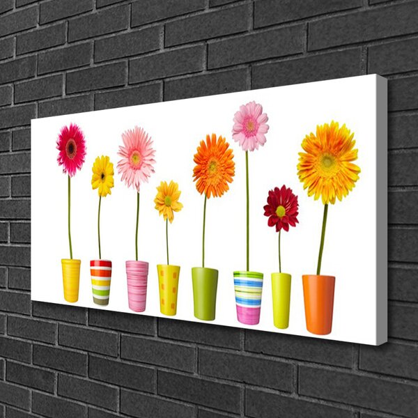Tablou pe panza canvas Flori Floral Multi