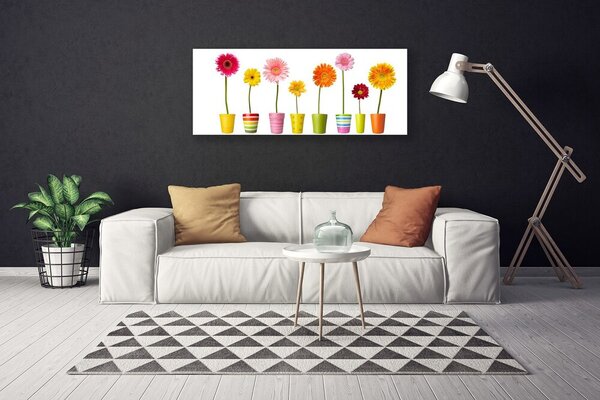 Tablou pe panza canvas Flori Floral Multi