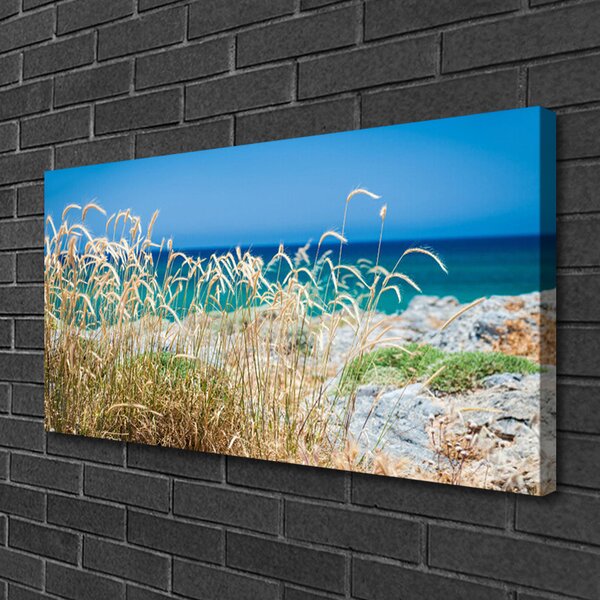 Tablou pe panza canvas Plaja Peisaj Brown