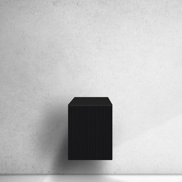 Oltens Lun Rilla dulap 40x45x52 cm sub chiuveta pe perete negru 60026300