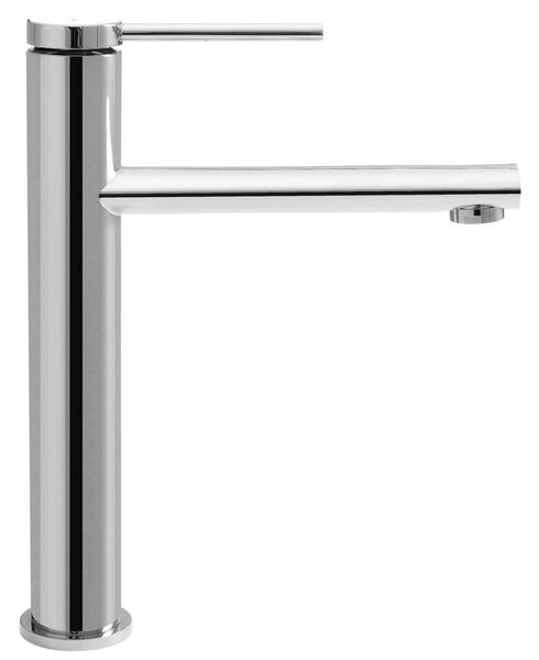 Baterie pentru lavoar REA OVAL CHROM high