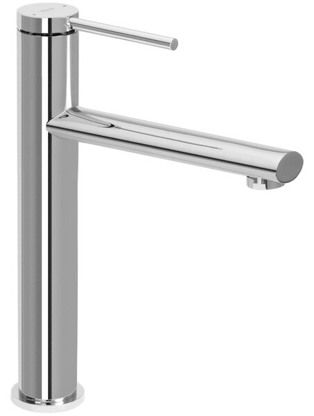 Baterie pentru lavoar REA OVAL CHROM high