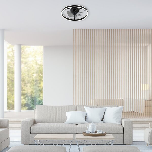 Rabalux Fanfy lampă-ventilator de tavan 1x40 W alb-negru 71337