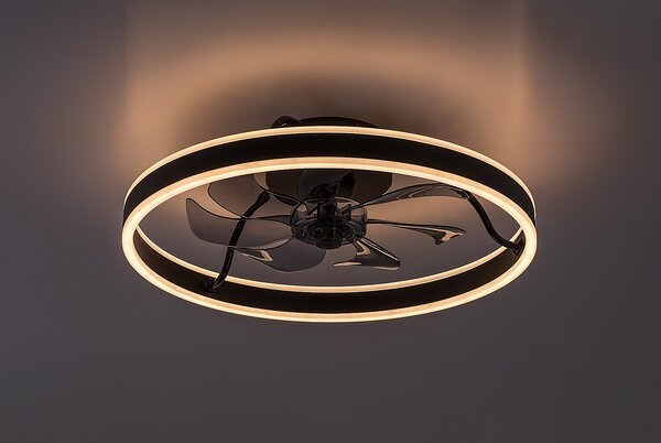 Rabalux Fanfy lampă-ventilator de tavan 1x40 W alb-negru 71337