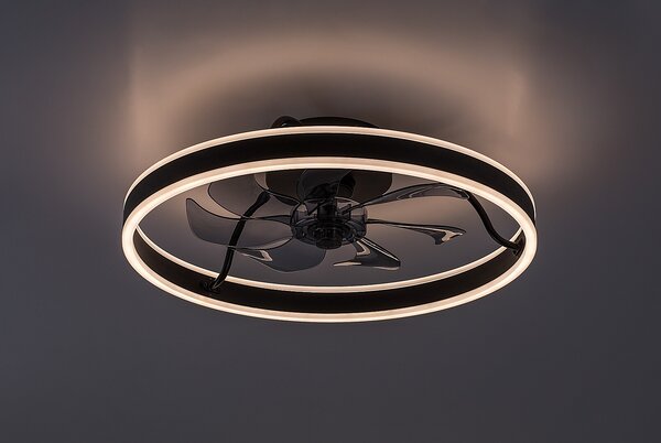 Rabalux Fanfy lampă-ventilator de tavan 1x40 W alb-negru 71337