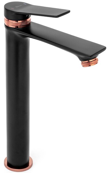 Baterie pentru baie Rea Viral Black-rose gold High