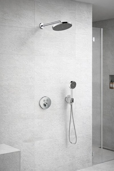 Set baterie cadă-duș Hansgrohe ShowerSelect 15743000, cap de duș Hansgrohe Activera S 28056000, 26888000, 27413000, 01800180, 28276000, 28033000