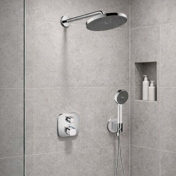 Set baterie cadă-duș Hansgrohe Ecostat 15708000, cap de duș Hansgrohe Activera S 28056000, 26888000, 27413000, 01800180, 28276000, 28033000