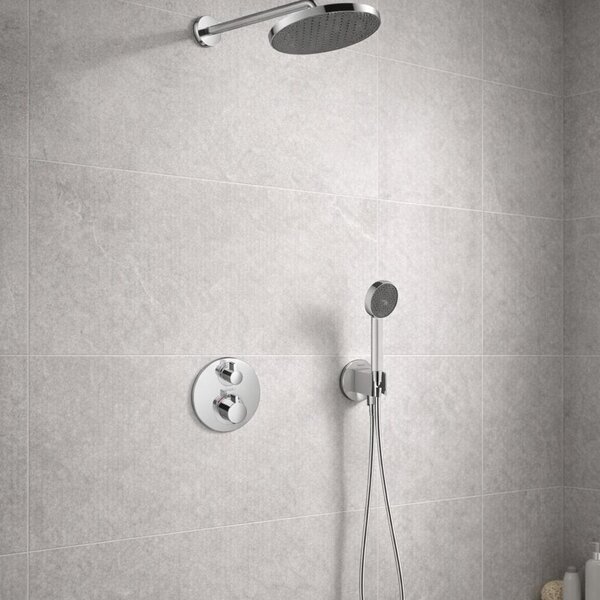 Set baterie cadă-duș Hansgrohe Ecostat 15758000, cap de duș Hansgrohe Activera S 28056000, 26888000, 27413000, 01800180, 28276000, 28033000