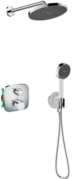 Set baterie cadă-duș Hansgrohe Ecostat 15708000, cap de duș Hansgrohe Activera S 28056000, 26888000, 27413000, 01800180, 28276000, 28033000