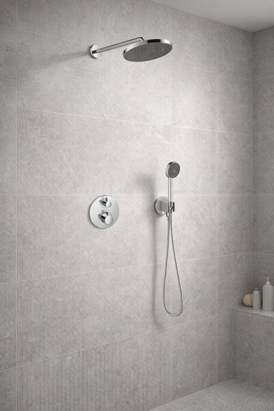 Set baterie cadă-duș Hansgrohe Ecostat 15758000, cap de duș Hansgrohe Activera S 28056000, 26888000, 27413000, 01800180, 28276000, 28033000