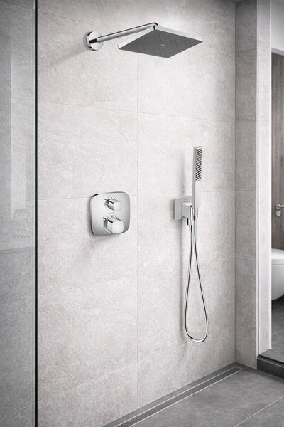 Set baterie cadă-duș Hansgrohe Ecostat 15708000, cap de duș Hansgrohe Activera Q 28737000, 26889000, 27413000, 01800180, 24320000, 28276000