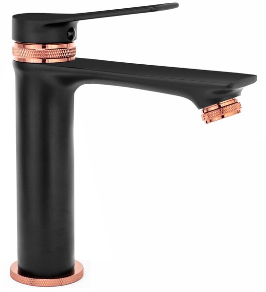 Baterie pentru baie Rea Viral Black Rose Gold Low