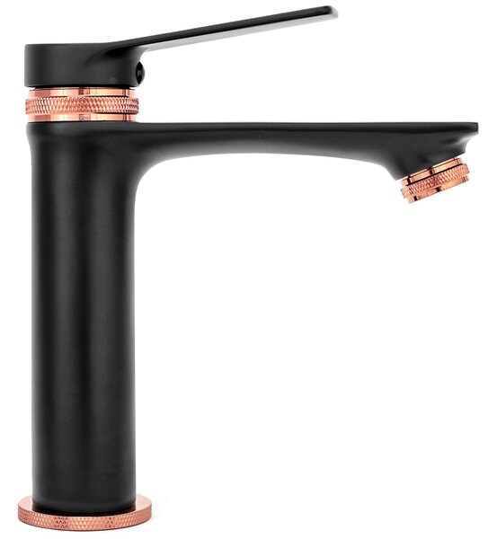 Baterie pentru baie Rea Viral Black Rose Gold Low