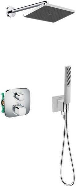 Set baterie cadă-duș Hansgrohe Ecostat 15708000, cap de duș Hansgrohe Activera Q 28737000, 26889000, 27413000, 01800180, 24320000, 28276000