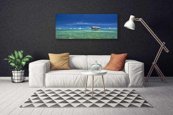 Tablou pe panza canvas Sea Peisaj Albastru