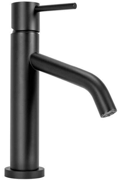 Rea Level, robinet chiuveta h-215, negru mat, REA-B2046