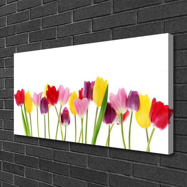 Tablou pe panza canvas Lalele Floral Multi