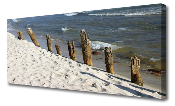 Tablou pe panza canvas Sea Beach Peisaj Maro Albastru