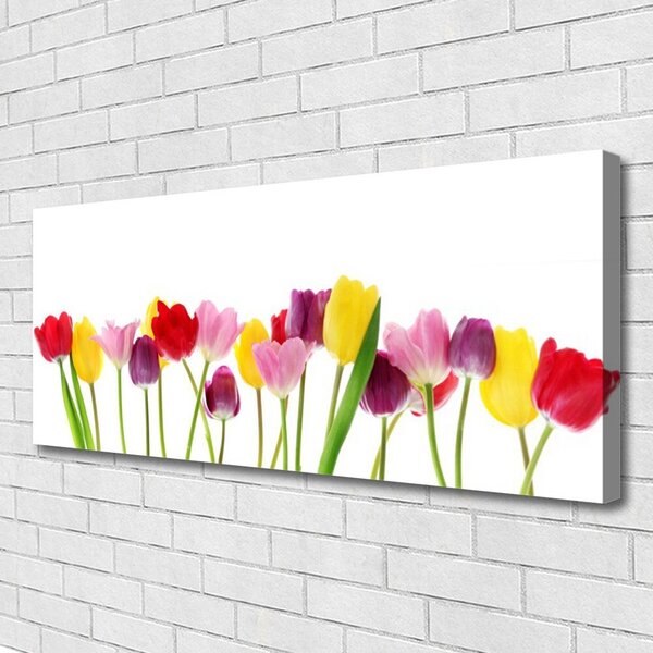 Tablou pe panza canvas Lalele Floral Multi
