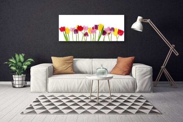 Tablou pe panza canvas Lalele Floral Multi