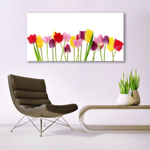Tablou pe panza canvas Lalele Floral Multi