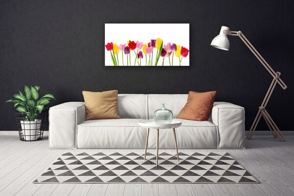 Tablou pe panza canvas Lalele Floral Multi